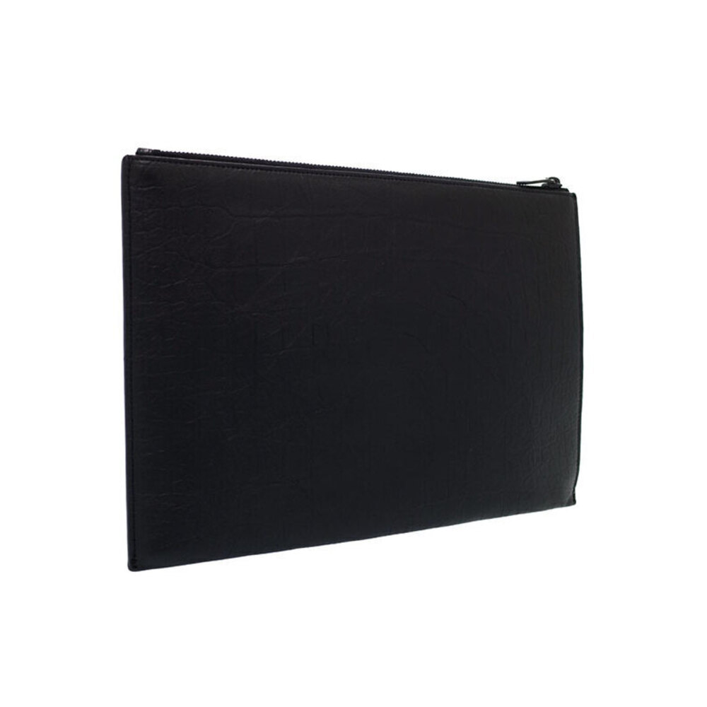 SAINT LAURENT Paris Saint Paris Monogram Zip Tablet Holder Clutch Bag - Picture 2 of 9